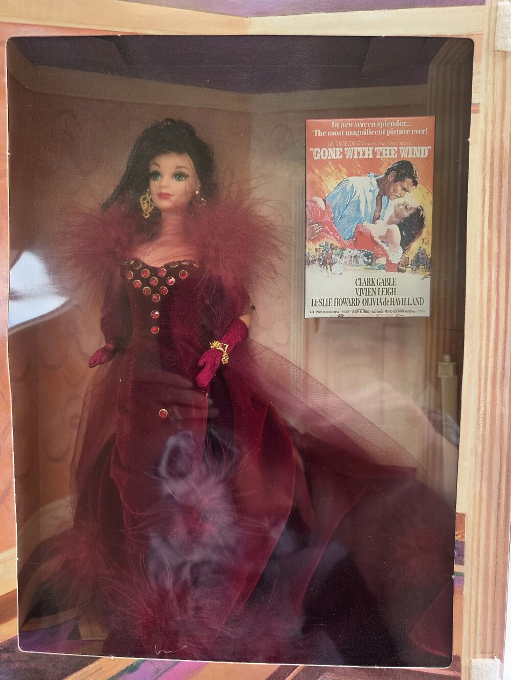 Scarlett O'Hara Barbie Doll with Red Dress #12815 Hollywood Collection 1994
